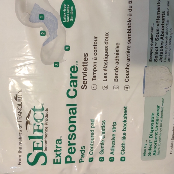 SELECT Personal Care pads used inside brief or underwear (EXTRA) - Picture 12 of 12